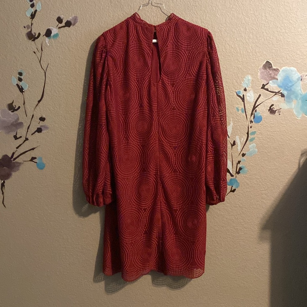 Trina Turk high neck Palm Colony shift dress 10 - Picture 4 of 10